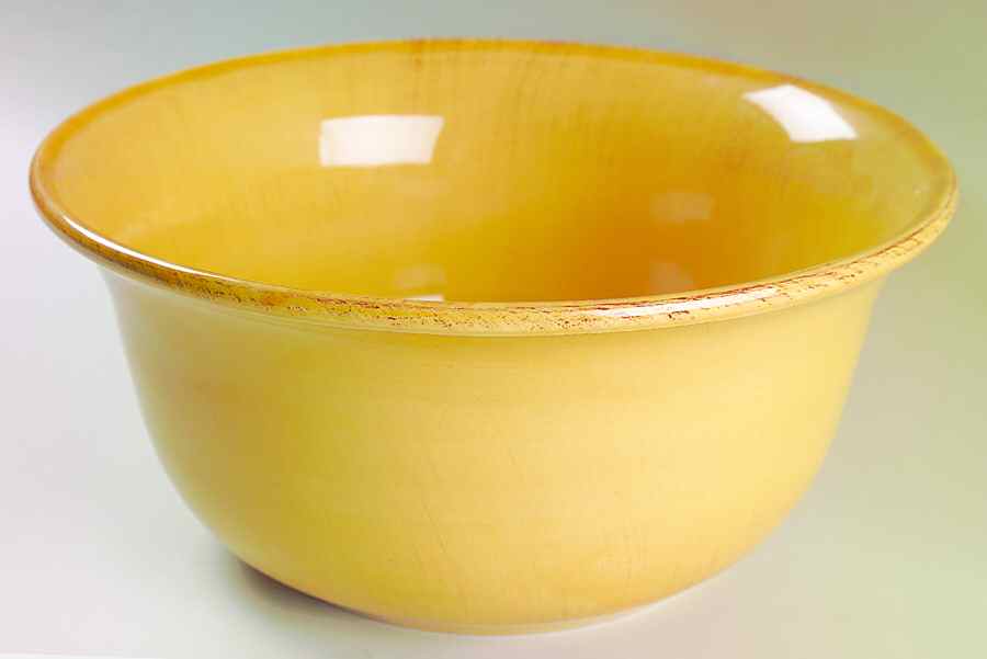 Toscana Gold 11" Large Salad Serving Bowl by Pier 1-1