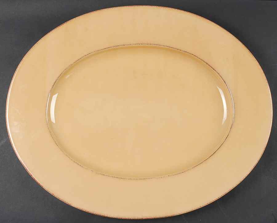 Toscana Gold 19" Oval Serving Platter by Pier 1-1