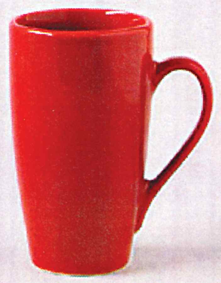 Ribbon Red Mug by Pfaltzgraff-1