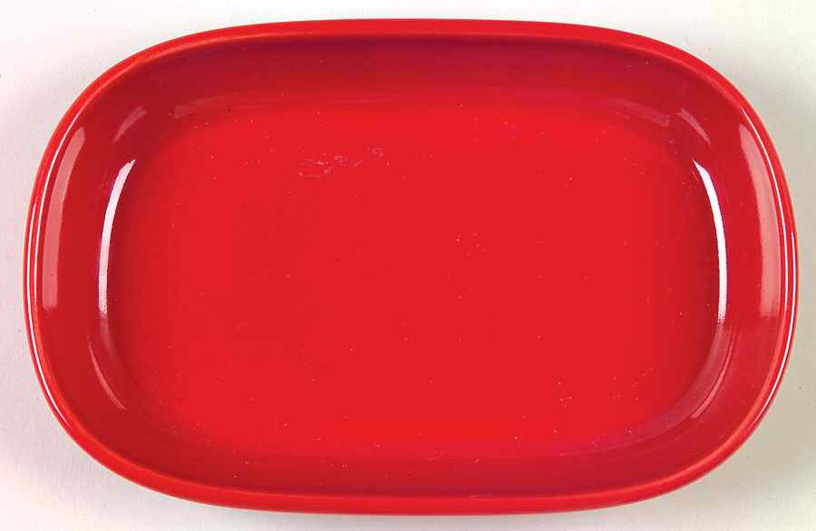 Ribbon Red Hors d'Oeuvre Tray by Pfaltzgraff-1