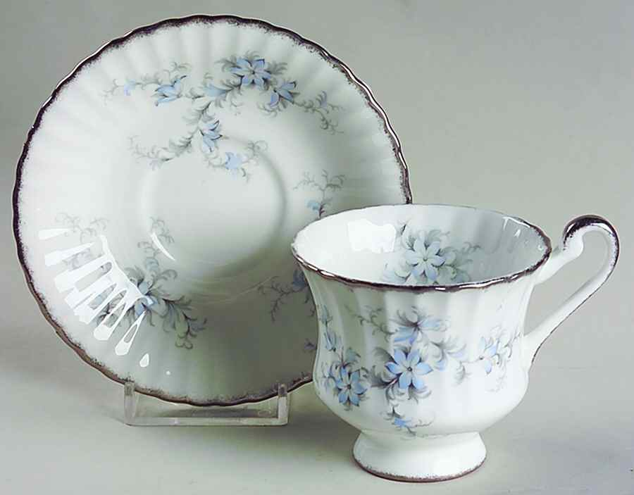 Brides Choice (Fluted) Footed Demitasse Cup & Saucer Set by Paragon-1