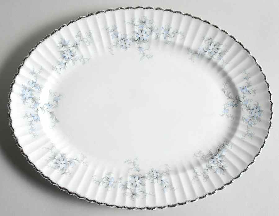 Brides Choice (Fluted) 13" Oval Serving Platter by Paragon-1