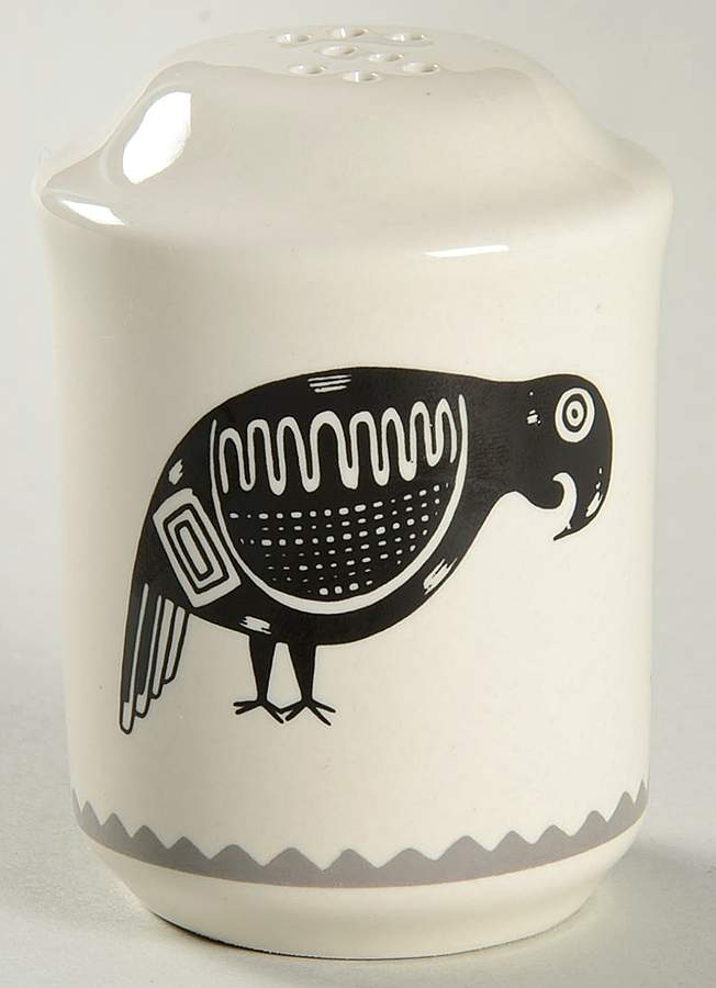 Ancient Mimbreno Black (Replica) Salt Shaker by Pipestone-1