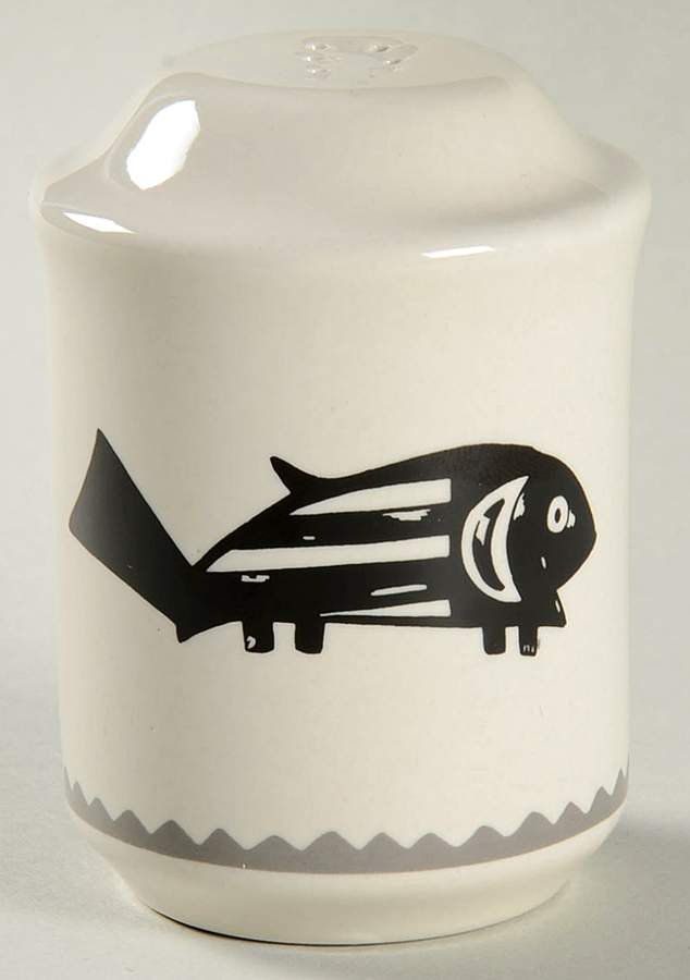 Ancient Mimbreno Black (Replica) Pepper Shaker by Pipestone-1