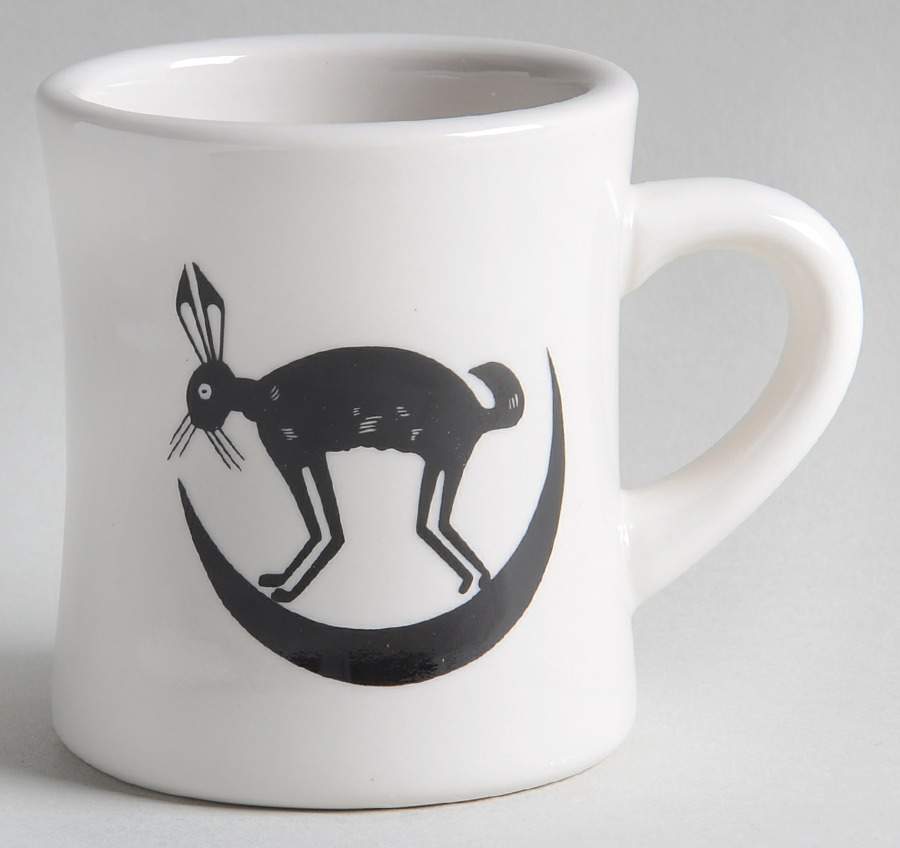 Ancient Mimbreno Black (Replica) Cafe Mug by Pipestone-1