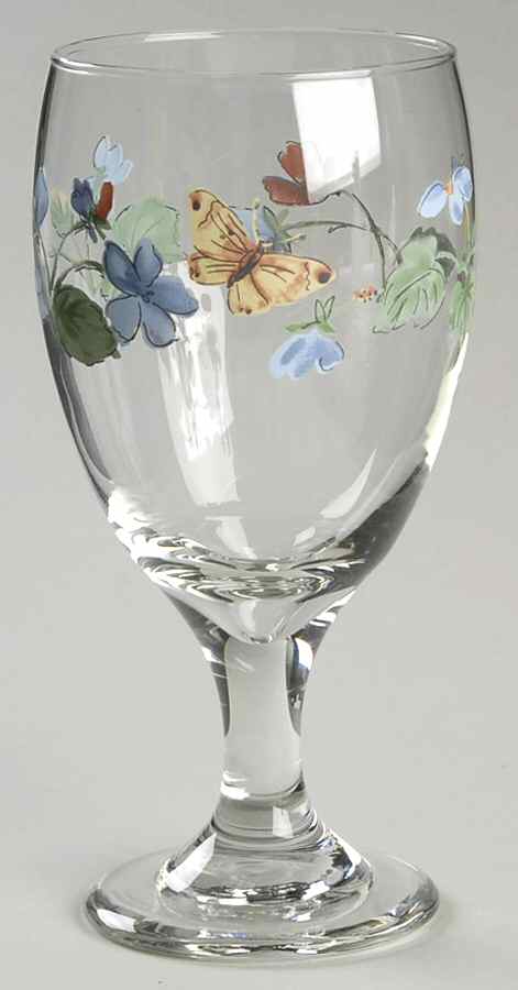 Vienna Floral 16 Oz Glassware Iced Tea by Pfaltzgraff-1