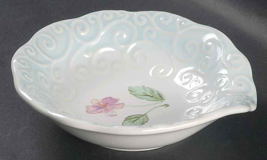Vienna Floral Spoon Rest/Holder (Holds 1 Spoon) by Pfaltzgraff-1