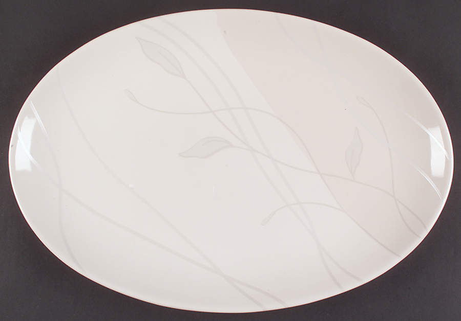 Linea 16" Oval Serving Platter by Pfaltzgraff-1