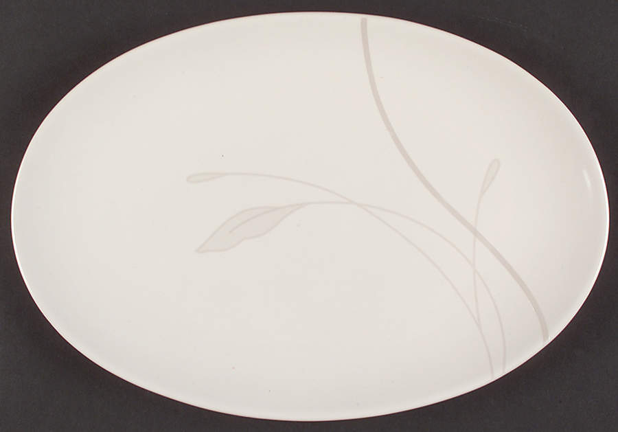 Linea 12" Oval Serving Platter by Pfaltzgraff-1