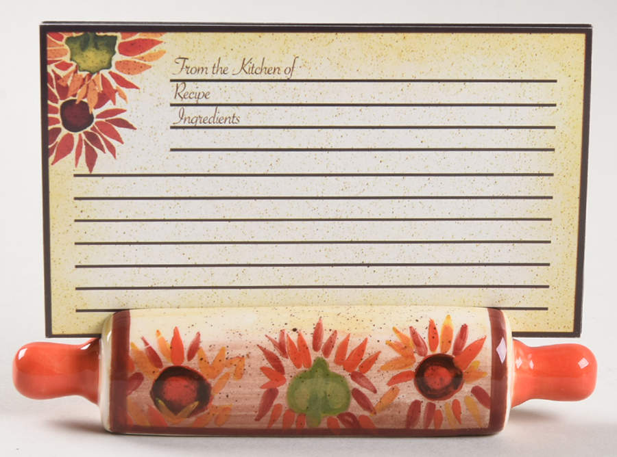 Evening Sun Figural Recipe Card Holder by Pfaltzgraff-1