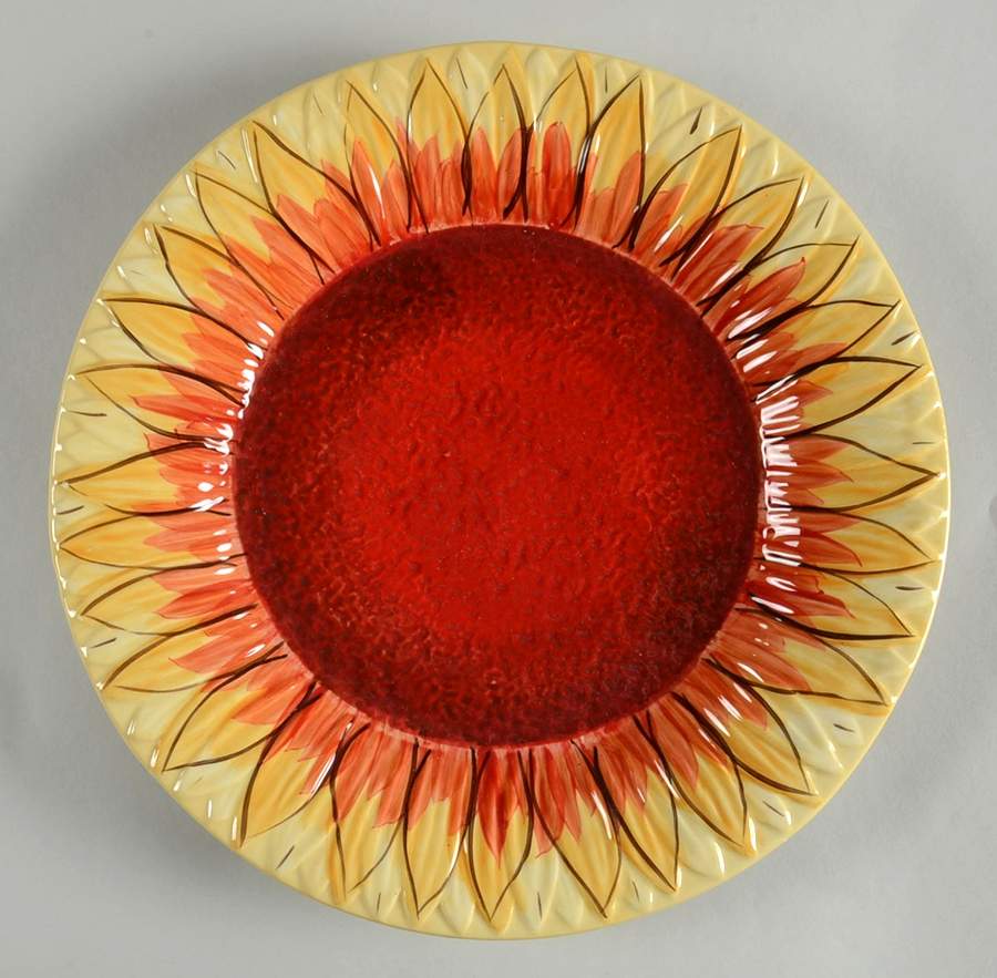 Evening Sun 12" Sculptured Platter by Pfaltzgraff-1