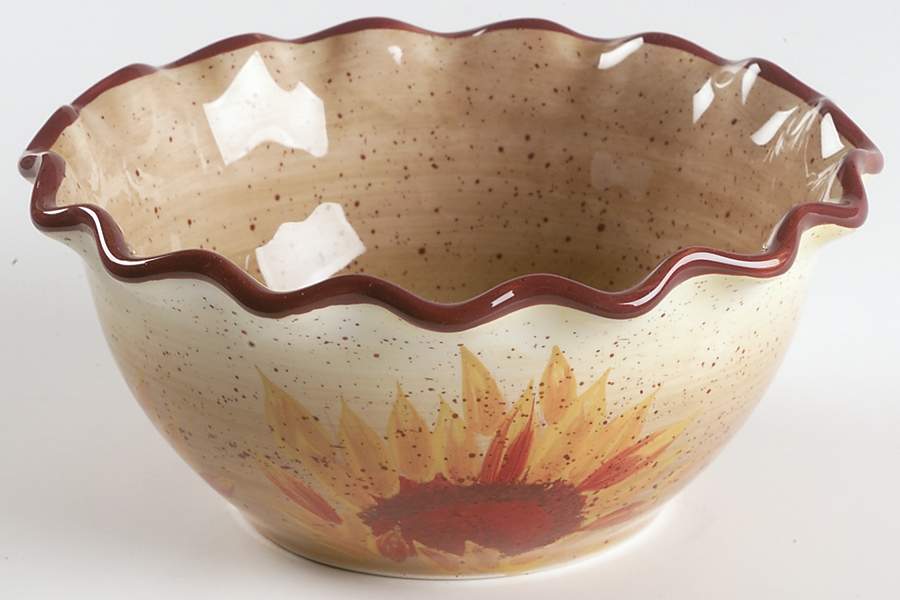 Evening Sun 6" Ruffled Bowl by Pfaltzgraff-1