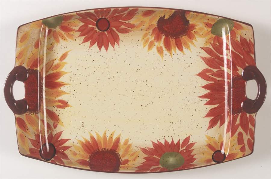 Evening Sun 14" Rectangular Serving Platter by Pfaltzgraff-1
