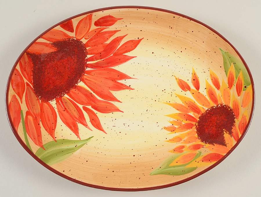 Evening Sun 12" Oval Steak Platter by Pfaltzgraff-1