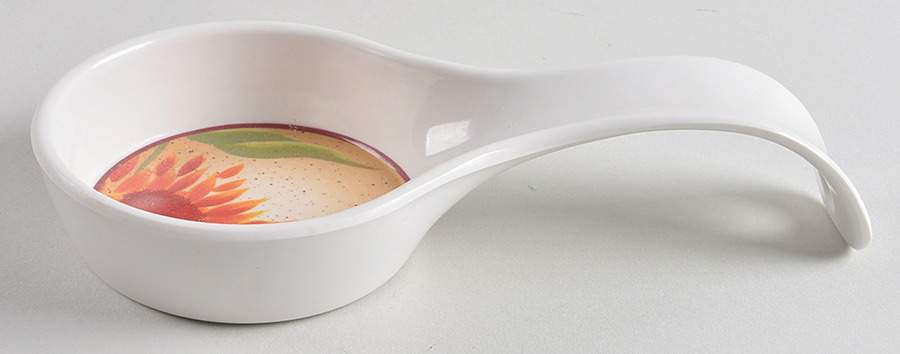 Evening Sun Melamine Spoon Rest (Holds 1 Spoon) by Pfaltzgraff-1