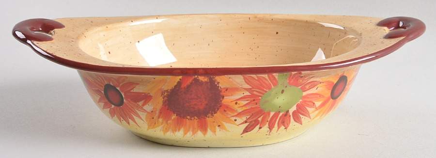 Evening Sun 9" Nesting Handled Oval  Serving Bowl by Pfaltzgraff-1