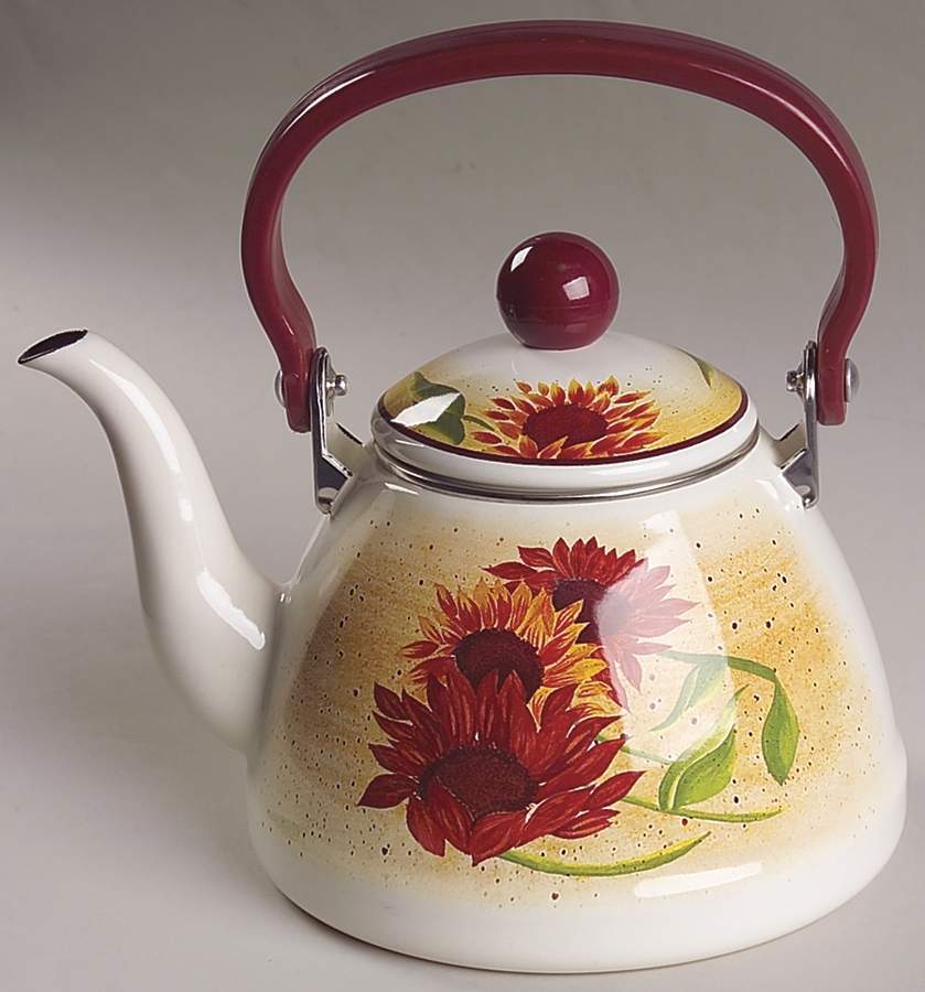 Evening Sun Individual Metal Kettle & Lid by Pfaltzgraff-1