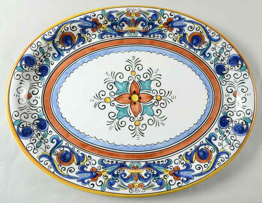 Umbria 19" Oval Serving Platter by Portugal-1
