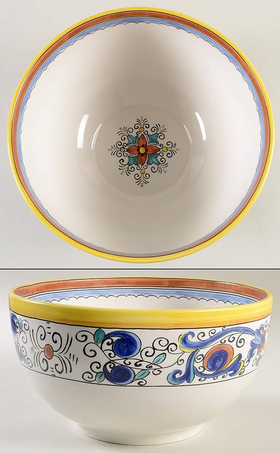 Umbria 11" Large Salad Serving Bowl by Portugal-1