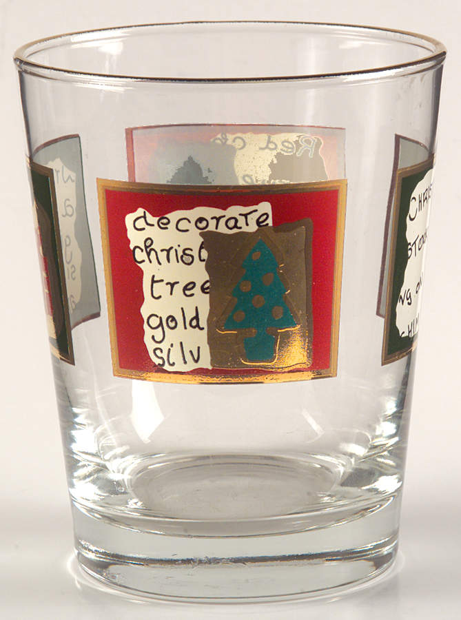 Yuletide Greetings Glassware Double Old Fashioned by Pier 1-1