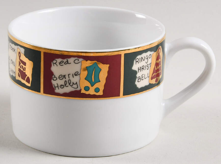 Yuletide Greetings Flat Cup by Pier 1-1