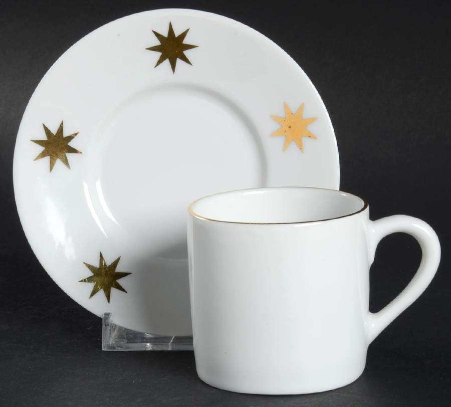 PER51 Flat Demitasse Cup & Saucer Set by Pier 1-1