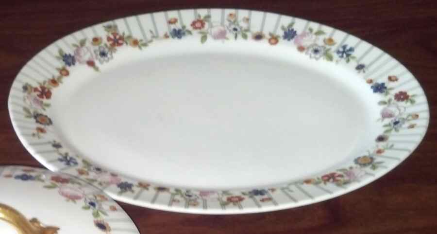 POY450 14" Oval Serving Platter by Jean Pouyat-1
