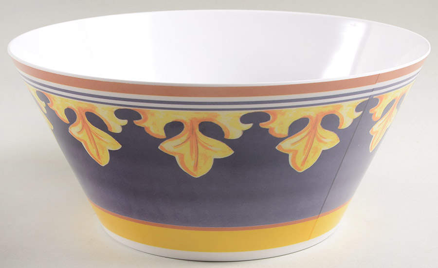 Villa Della Luna 10" Large Melamine Salad Serving Bowl by Pfaltzgraff-1