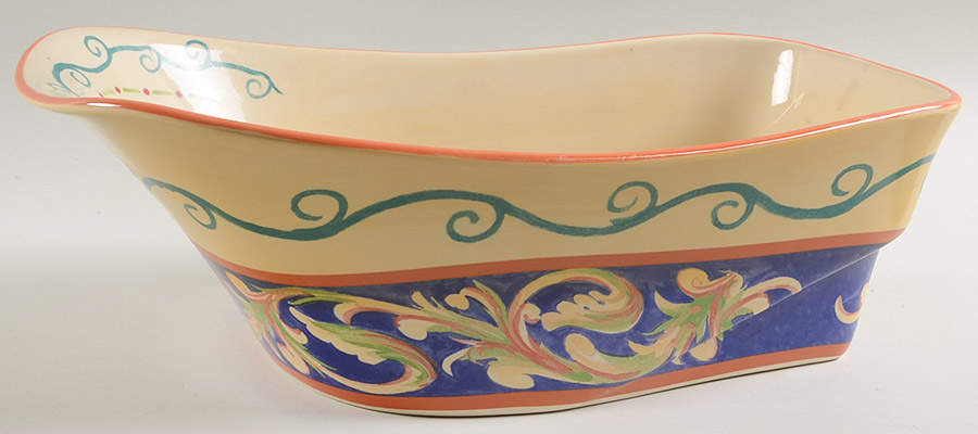 Villa Della Luna Wheelbarrow Serving Bowl-No Frame by Pfaltzgraff-1