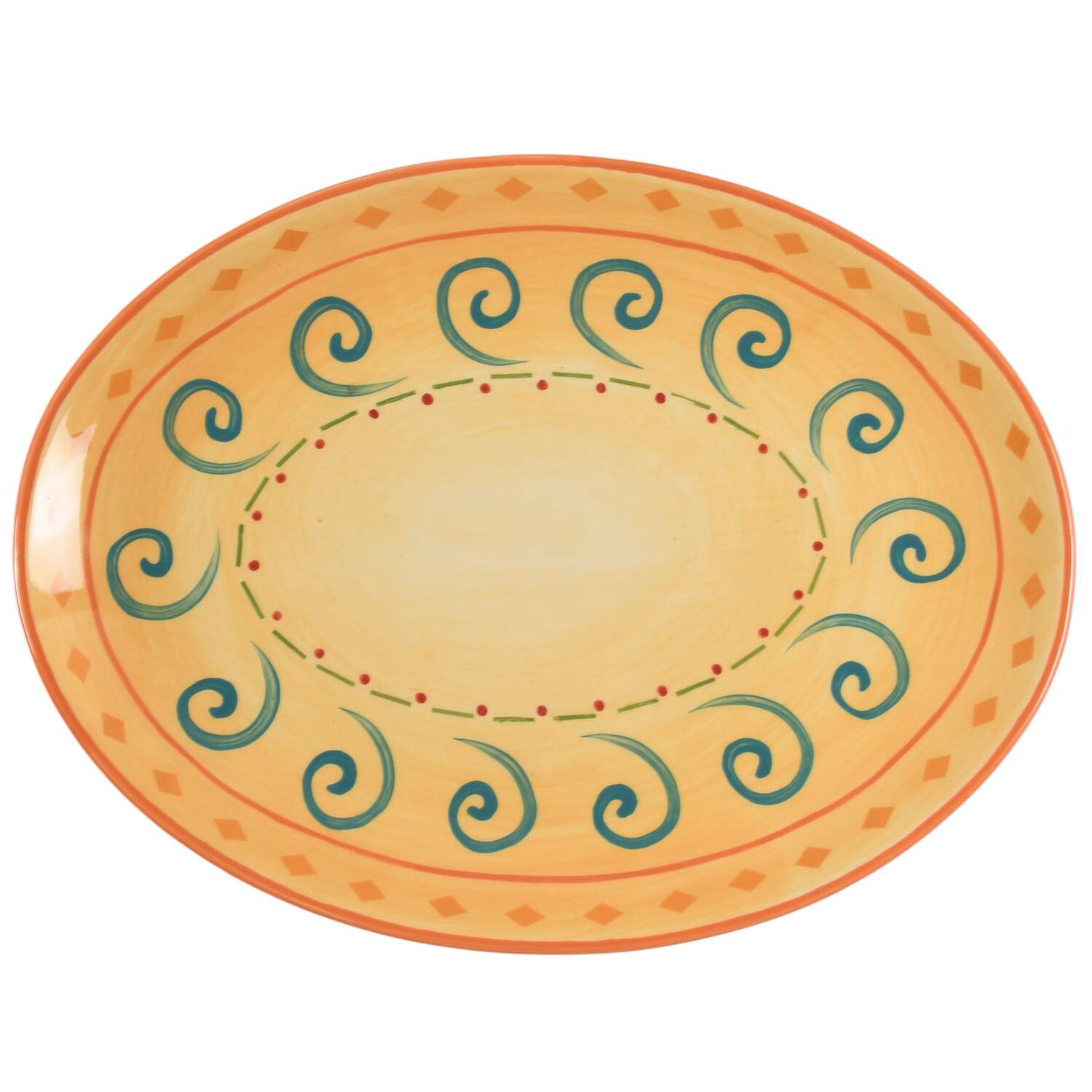 Villa Della Luna 12" Oval Serving Platter by Pfaltzgraff-1