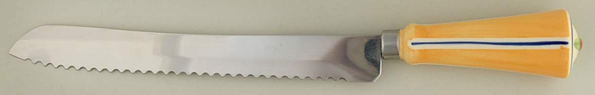 Villa Della Luna Bread Knife & Stainless Blade by Pfaltzgraff-1