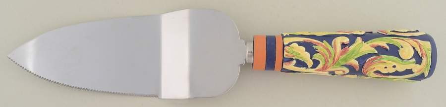 Villa Della Luna Cake Server W/Stainless Blade by Pfaltzgraff-1