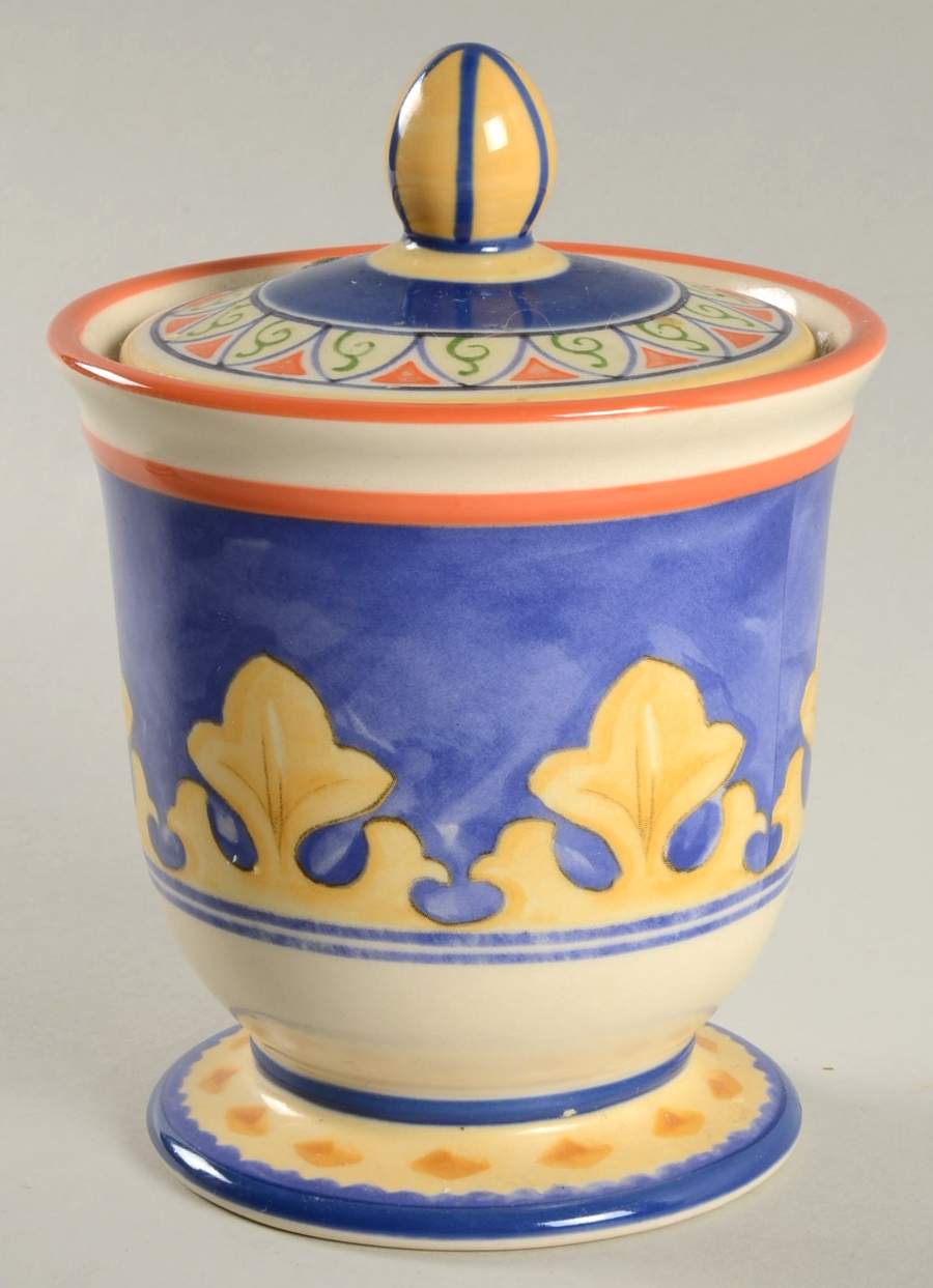 Villa Della Luna 4" Canister & Lid by Pfaltzgraff-1