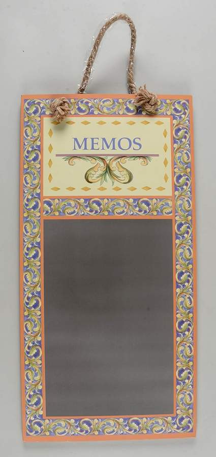 Villa Della Luna Hanging Chalk Memo Board by Pfaltzgraff-1