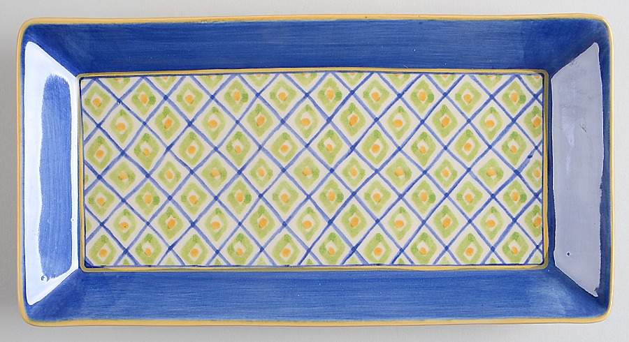 Villa Della Luna Rectangular Tray 11" by Pfaltzgraff-1