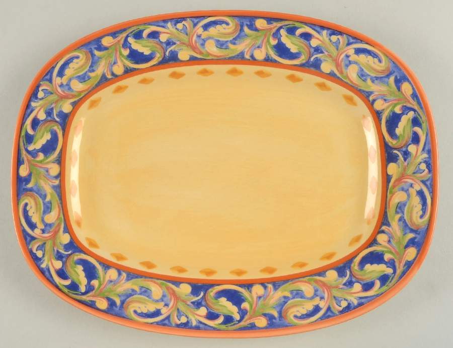 Villa Della Luna 12" Rectangular Serving Platter by Pfaltzgraff-1