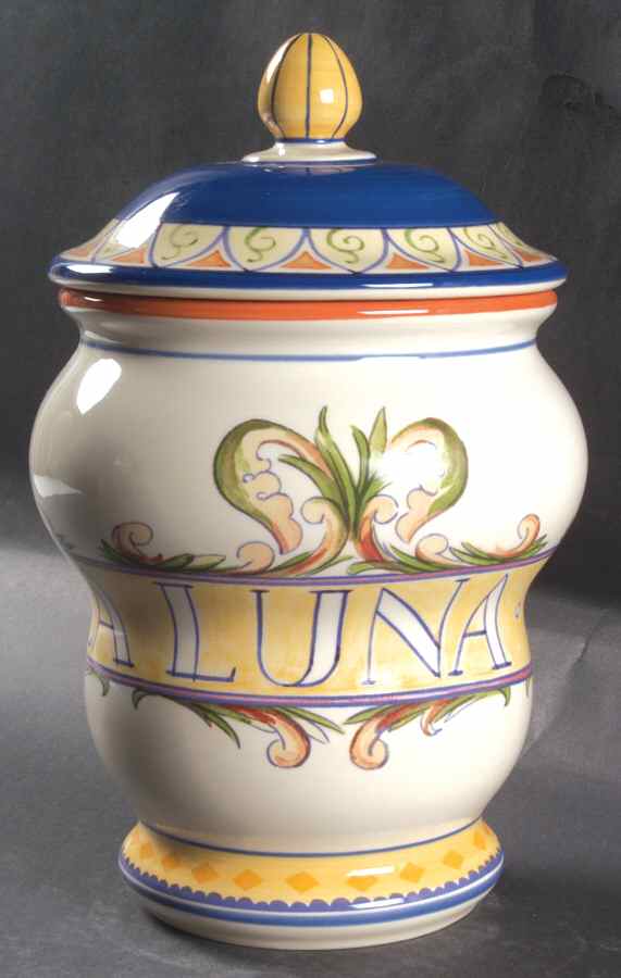 Villa Della Luna Medium Storage Jar & Lid by Pfaltzgraff-1