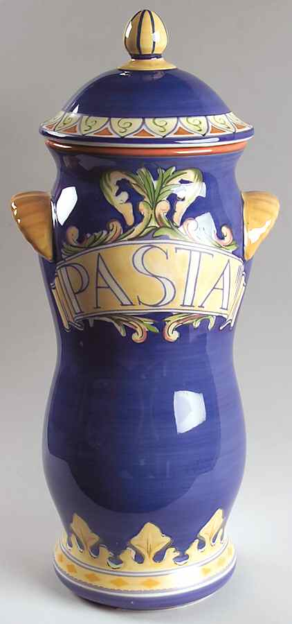 Villa Della Luna Pasta Jar & Lid by Pfaltzgraff-1
