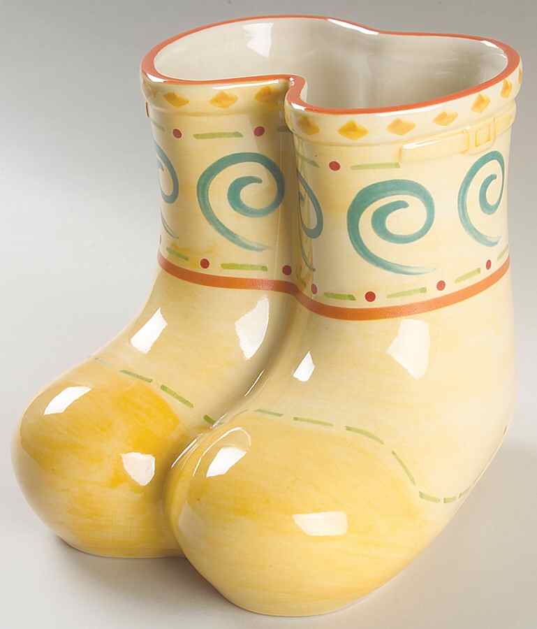 Villa Della Luna Boots Planter by Pfaltzgraff-1