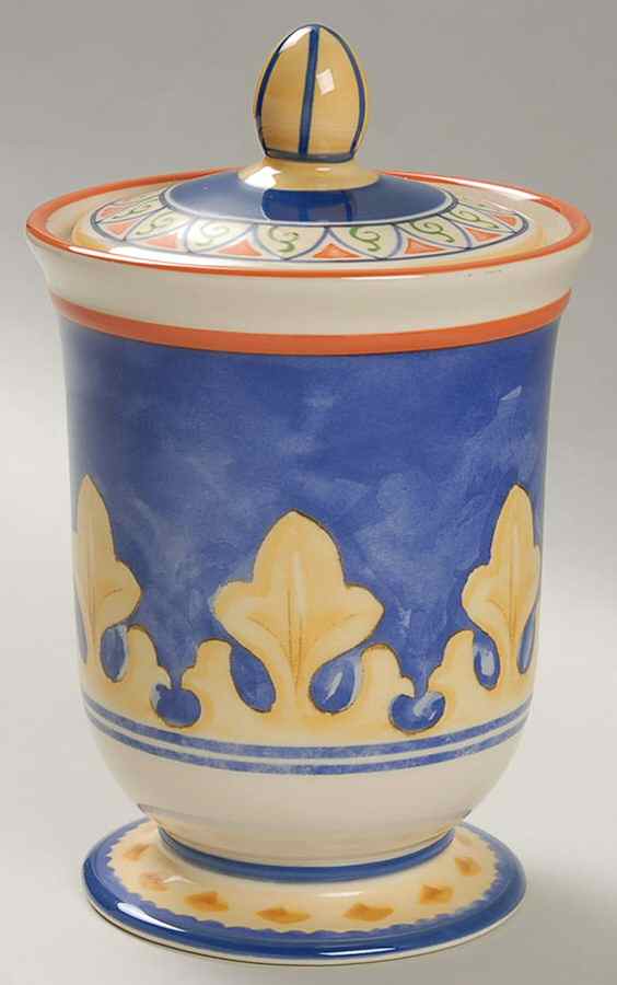 Villa Della Luna 5" Canister & Lid by Pfaltzgraff-1