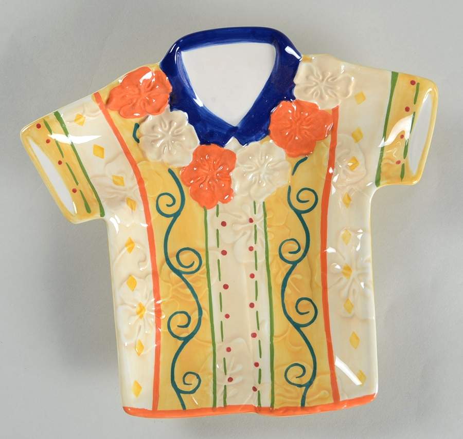 Villa Della Luna Hawaiian Shirt Plate by Pfaltzgraff-1