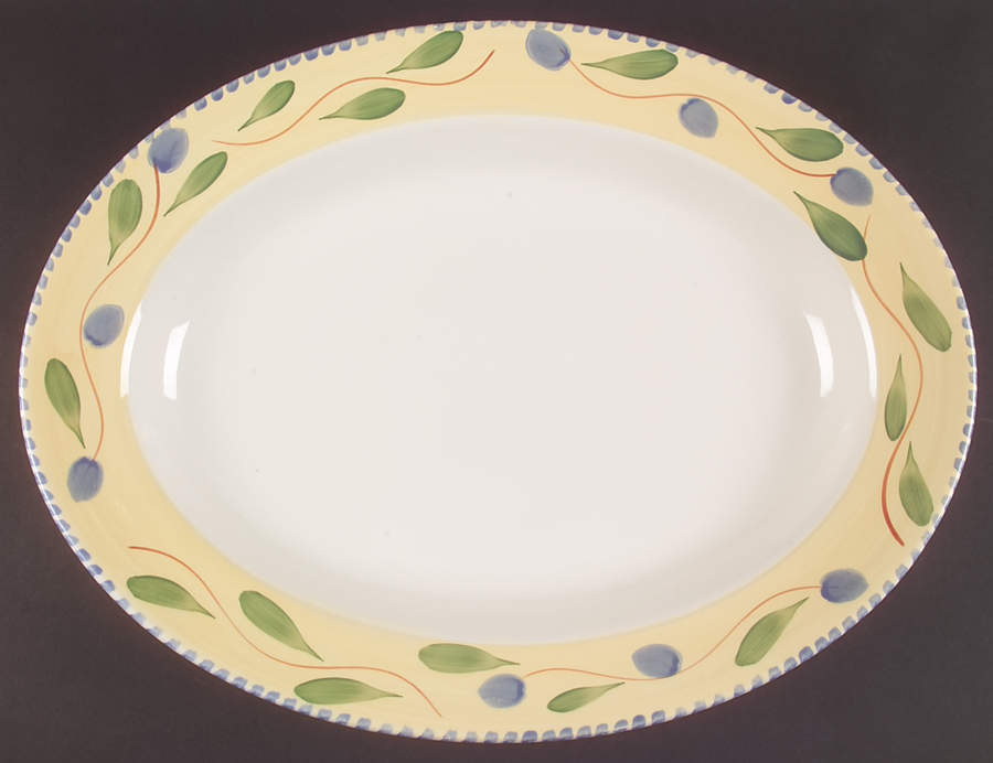 Palermo 19" Oval Serving Platter by Pier 1-1
