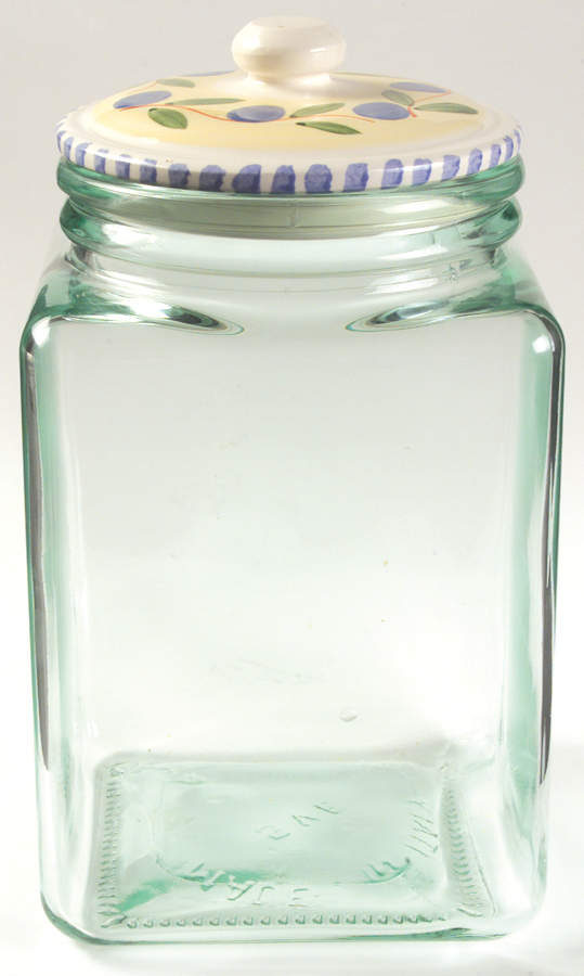 Palermo Glassware Cookie Jar & Lid by Pier 1-1