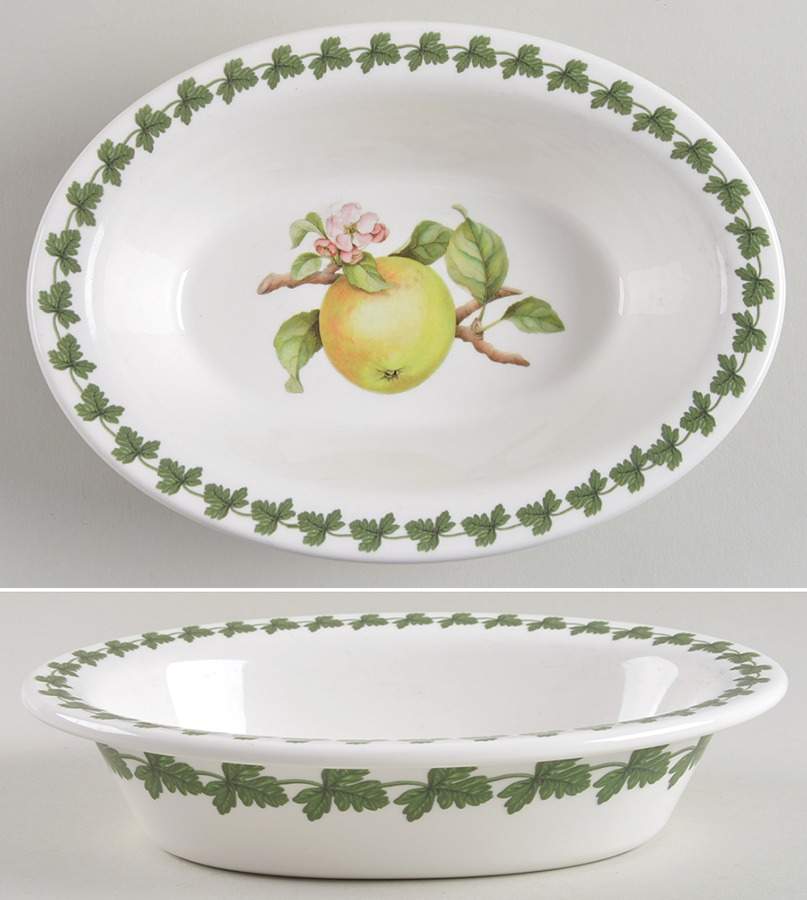 Apple Harvest 8" Oval Vegetable Bowl by Portmeirion-1