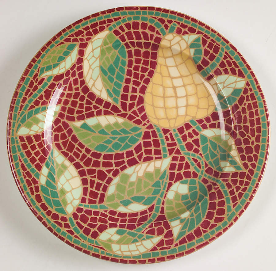 Mosaic Fruit Salad Plate by Pier 1-1