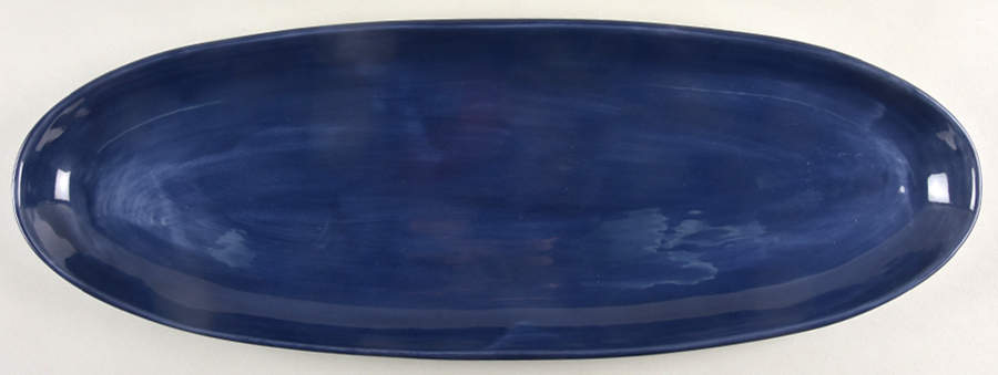Sausalito Sapphire Blue 20" Fish Platter by Pottery Barn China-1