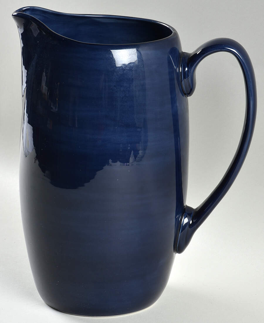Sausalito Sapphire Blue 124 Oz Pitcher by Pottery Barn China-1