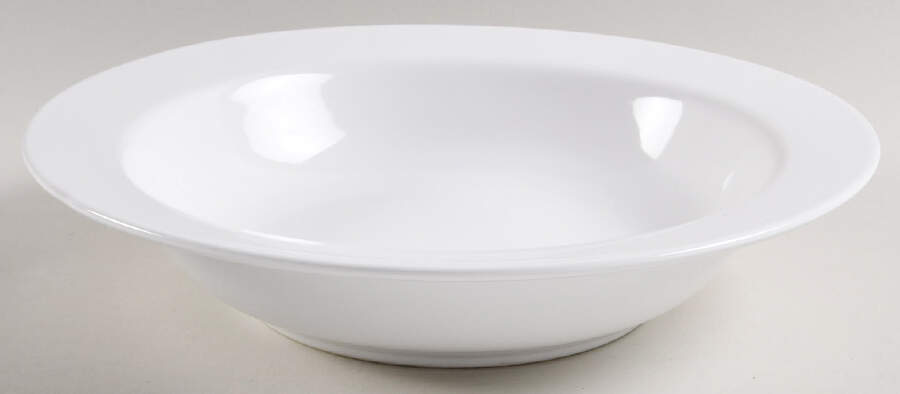 Sausalito Blanca (White) 11" Round Vegetable Bowl by Pottery Barn China-1