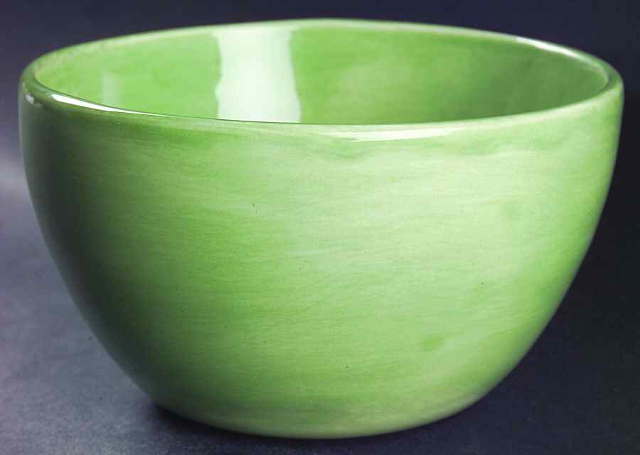 Sausalito Celery (Light Green) Coupe Cereal Bowl by Pottery Barn China-1