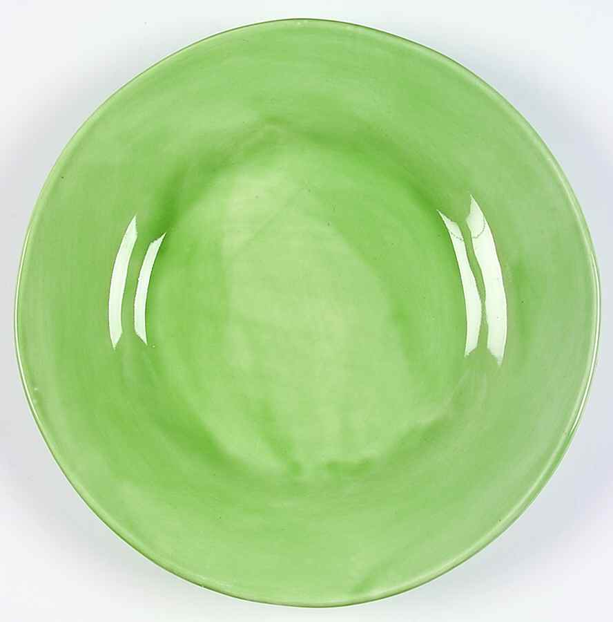 Sausalito Celery (Light Green) Dinner Plate by Pottery Barn China-1